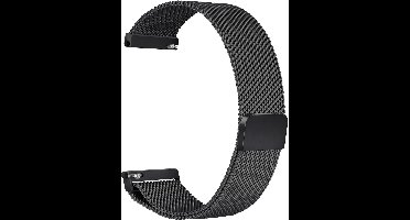 Premium Milanese Magnetische Bandje Zwart geschikt voor Garmin Vivoactive 5 / Forerunner 55 & 165 / Fenix 8 43mm / Epix Pro 42mm – Verstelbaar, Ademend & Stijlvol