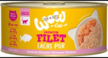 WOW CAT - Filet Pouchbeutel 12x70g | Lachsfilet