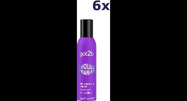 6x Got2B Haarmousse 250ml Volumaniac