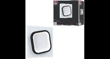 LED-wandlamp 2Form 4000K 1640lm / 0lm 230V 13W / 9W Wit, Zwart