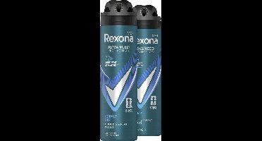 Rexona Men - Anti-Transpirant Spray - Advanced Protection - Cobalt Dry - 2 x 150 ml - Voordeelverpakking