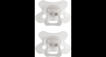 Difrax Dental Fopspeen - 18+ Maanden - Wit - 2 Stuks