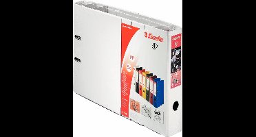 Esselte ordner - Power N°1 - Rug van 7,5 cm - Wit - 2x Pak van 5 stuks