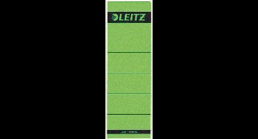 Rugetiket leitz 1642 62x192mm groen | 10 stuks
