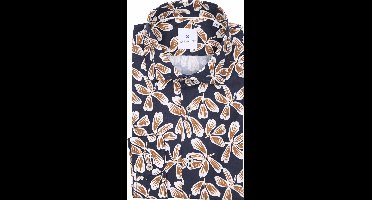 Blue Industry Overhemd Print Donkerblauw - Maat 41 - Heren - Overhemden Casual