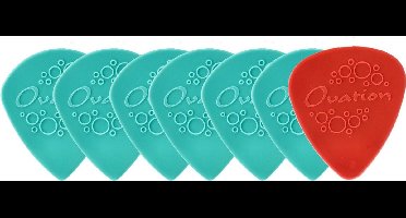 Ovation - Diamond Picks - Plectrum - Nylon Sharp Tip - 1.40 mm - 7-pack