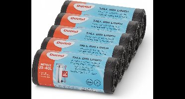 Dumil Vuilniszak Medium - 20 zakken 35-40 Liter - 5 rollen