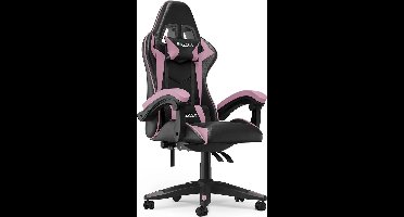 Gaming Bureau Stoel - Game Stoel - Ergonomisch - Verstelbaar - Racing - Gaming Chair - Zwart Roze