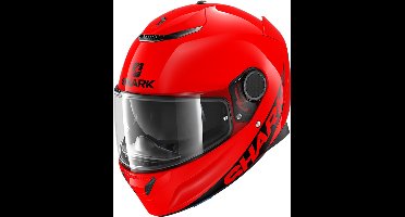 SHARK SPARTAN 1.2 BLANK Motorhelm integraalhelm Rood - Maat XS