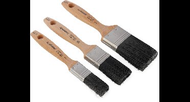 Copenhagen Pro Krex kwastenset - plat - 3-delig - voor alle verfsoorten - 1, 1.5 en 2 inch