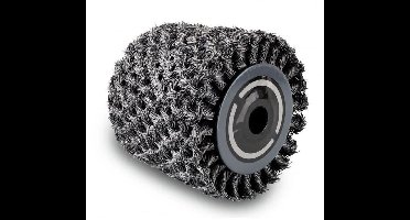 Scheppach gedraaide metalen vezelborstel voor renovator en oppervlakte