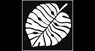 Blad sjablon 30x30 cm - Artemio