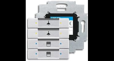 ABB Busch-Jaeger Tastsensor future linear KNX sensor 4v m bau f-aluzilver 6127/01-83