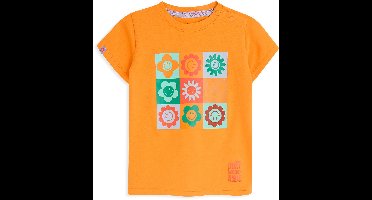 4PRESIDENT T-shirt meisjes - Turmeric - Maat 92 - Meiden shirt