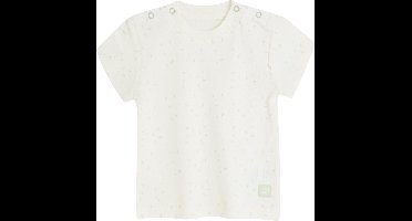 4PRESIDENT Newborn T-shirt - Dot Aop - Maat 56 - Baby T-shirts - Newborn kleding