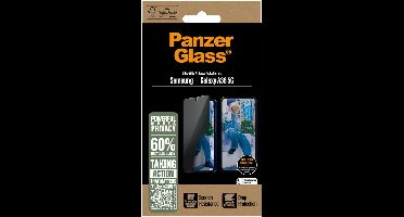 PanzerGlass Screenprotector geschikt voor Samsung Galaxy A36 Glazen | PanzerGlass Ultra-Wide Fit Privacy Screenprotector Privacy - Case Friendly - Zwart