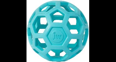 JW HOL-EE ROLLER – Hondenspeeltje - Hondenspeelgoed - Hondenbal - S - Ø 5 cm - Natuurrubber - Lichtblauw