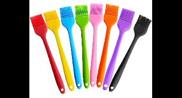 New Age Devi - Bakkwast - Boterborstel - Olieborstel - Invetkwast - Boterkwast - Barbecue Kwast - Siliconen - Paars