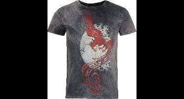 Harry Potter Fawkes Heren T-shirt - meerkleurig - M