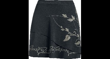 The Lord Of The Rings Elven Leaves Dames Korte rok - zwart - S