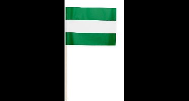 40 Papieren zwaai vlaggen 20 x 30 centimter Rotterdam