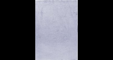 Wasbaar Vloerkleed | Tapijt | Pouffy | Uni | Zilver | 160x230 cm