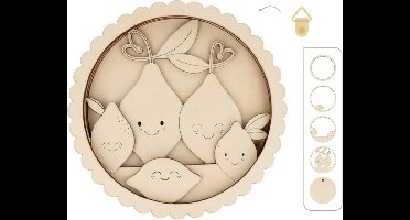 5 silhouetten citroenen 20 cm - Artemio