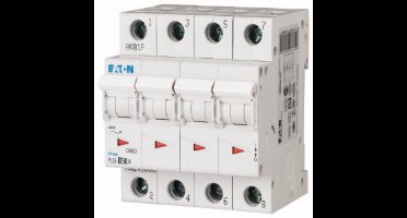 Eaton Installatieautomaat PLS6-B50/4-MW , B 50A , 4 Polig , 6 kA