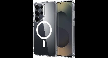 ESR Classic Hybrid HaloLock Hoesje Geschikt voor Samsung Galaxy S25 Ultra | Compatibel met MagSafe / Qi2 en HaloLock | Back Cover met Magneet | Transparant