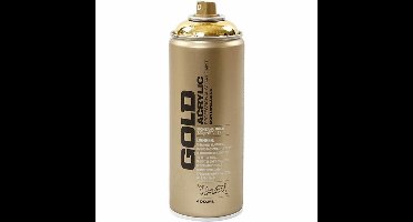 Spray Verf - Spuitverf - Goud - Diverse Oppervlakken - 400ml - Montana - 1 stuk