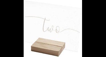 Tafelnummers - 1 t/m 12 - Acryl met houder