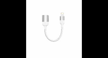 Swissten | USB-A naar Lightning OTG Adapter | 0.12m - Wit - Geschikt voor apple apparaten met Lightning aansluiting