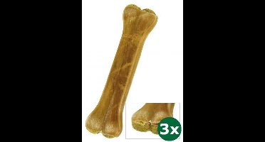 3x8 inch 20 cm 5 st Geperst bot gevuld met kip hondensnack