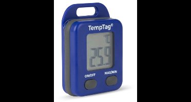 ETI - 'Temptag' Sleutelhanger Thermometer - Max/Min Functie - IP65 - Blauw
