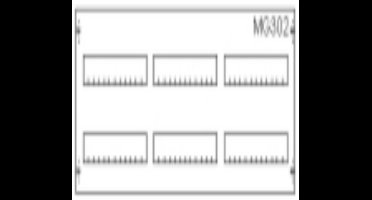 ABB MBG302 ABB MONTAGEKIT VELD DIN SLEUF (MBG302)