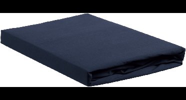 Ambiante Katoen - Topper Hoeslaken - 120x200 - Donker Blauw