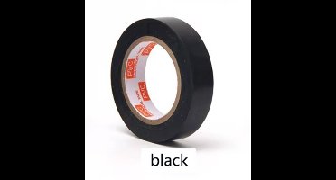 Isolatietape - 16mm x 10m PVC – Kleur Zwart