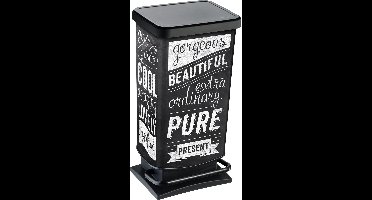 Rotho Paso pedaalemmer - prullenbak 40L - BPA vrij - hipster