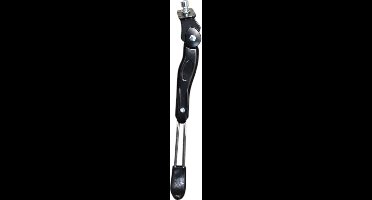 Falkx Verstelbare fietsstandaard - zwart - voor 20-28 inch wielen - anti-slip voet - duurzaam ontwerp