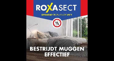 Roxasect Anti-Mug Muggenstekker Bundel - Anti-Mug Muggenstekker + 2 Navulverpakkingen - Voordeelverpakking - 1080 uur mugvrij