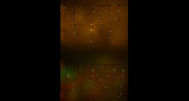Carnaval Totaal | Carnaval ijspegel Verlichting | Wit en Rood-Geel-Groen | 3 meter | Voor binnen en buiten | IP44