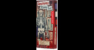 Kikkerland Skelet Stempelset