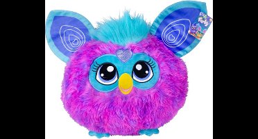 Furby (Paars/Blauw) Pluche Knuffel 30 cm - Speelgoed Knuffels voor Kinderen Jongens Meisjes - Furby Tie Dye Furblets - Furbie