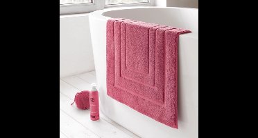 De Witte Lietaer Badmat Pacifique Carmine - 70 x 120 cm - Roze - Katoen
