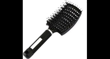 *** 2x Anti klit Borstel Hairbrush Duo - Haarverzorging Kapsalon - Haarborstel - Handig in gebruik - Voor moeiteloos glad en glanzend haar - van Heble® ***