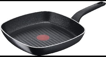 Tefal Easy Cook & Clean Grillpan - 26x26 cm - Niet geschikt voor Inductie - Anti-aanbaklaag - Aluminium - Zwart
