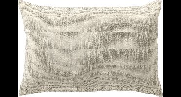 Dutch Decor KAI - kussenhoes outdoor 40x60 cm - waterafstotend en uv-bestendig - Ash - grijs