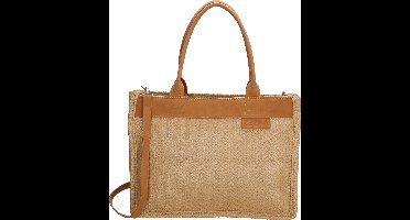 Zebra Trends Natural Bags Schoudertas - Dames Tas - Donker Natuur