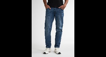 Petrol Industries Heren Jeans Regular Tapered Fit Russel - Spijkerbroek - Stretchdenim - Essentials Collection - Blauw - Maat W32L30