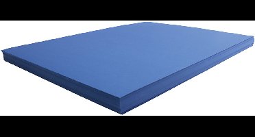 Karton, vel 50x70 cm, 270 gr, donkerblauw, 100 vel/ 1 doos